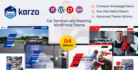 Karzo – Car Service & Washing WordPress Theme 1.7
 Nulled + Extended License Free Download