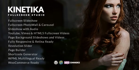 Kinetika Fullscreen Photography Theme 6.5.8
 Nulled + Extended License Free Download