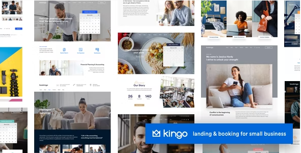 Kingo – Booking WordPress Theme for Small Business 2.6.3
 Nulled + Extended License Free Download