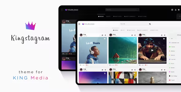 Kingstagram – King Media Viral Magazine Theme Nulled + Extended License Free Download