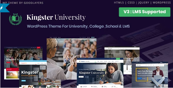 Kingster – Education WordPress Theme For University, College and School 3.1.7
 Nulled + Extended License Free Download