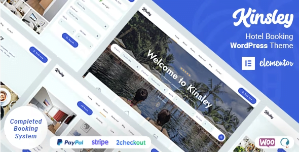 Kinsley – Hotel WordPress Theme 2.2.5
 Nulled + Extended License Free Download