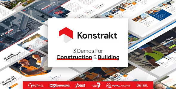 Konstrakt – WordPress Theme For Construction 1.1.3
 Nulled + Extended License Free Download