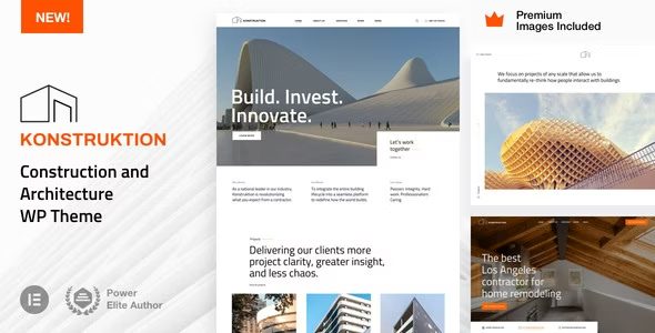 Konstruktion – Construction and Architecture WordPress Theme 1.2
 Nulled + Extended License Free Download