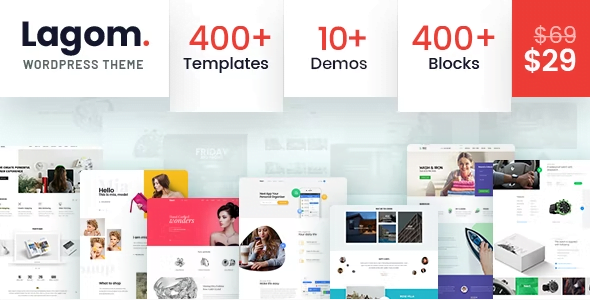Lagom WordPress Theme 2.0 – Multi Concept MultiPurpose
 Nulled + Extended License Free Download