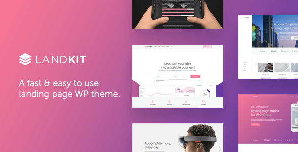 Landkit WordPress Theme 1.14 – Landing Page
 Nulled + Extended License Free Download