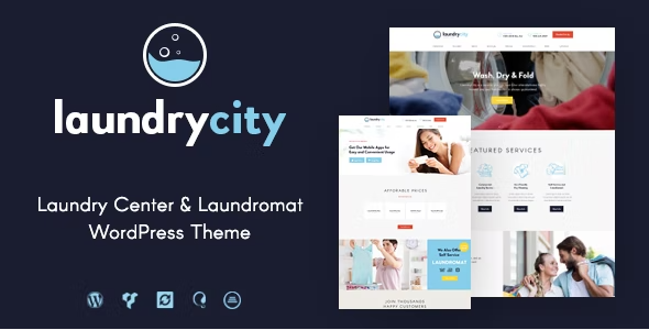 Laundry City – Dry Cleaning Services WordPress Theme 1.2.11
 Nulled + Extended License Free Download