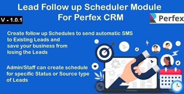 Lead Follow up Scheduler Module for Perfex CRM Nulled + Extended License Free Download
