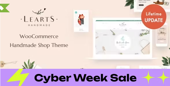 LeArts – Handmade Shop WordPress Theme 1.5.3
 Nulled + Extended License Free Download