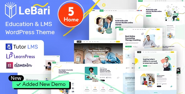 LeBari WordPress Theme 2.6 – Education Theme
 Nulled + Extended License Free Download