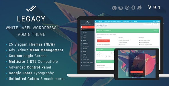 Legacy WordPress Plugin - Nulled + Extended License