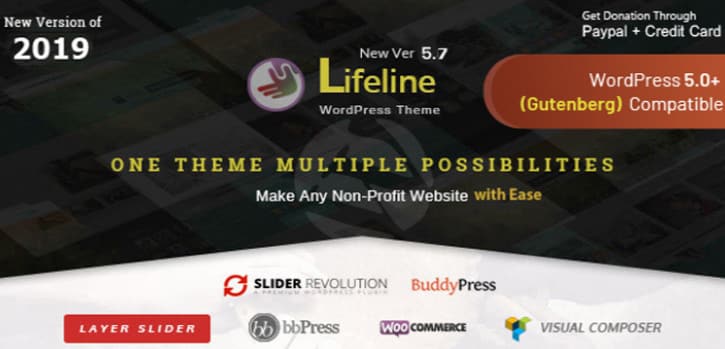 Lifeline WordPress Theme 6.1 – NGO Charity Fund Raising
 Nulled + Extended License Free Download