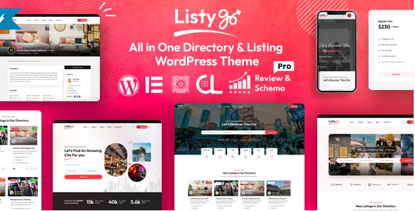 Listygo – Directory & Listing WordPress Theme 1.2.9
 Nulled + Extended License Free Download