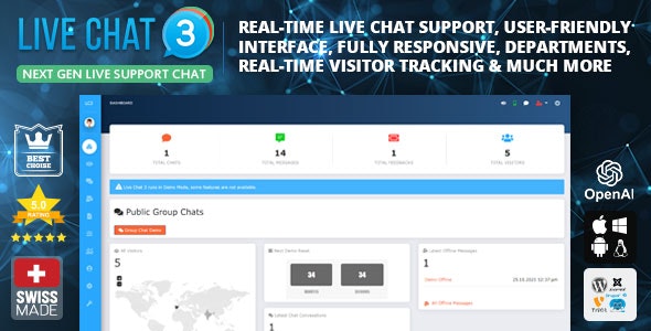 Live Support Chat – Live Chat 3 Nulled + Extended License Free Download
