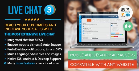 Live Support Chat – Live Chat 3 Nulled + Extended License Free Download