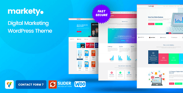 Markety WordPress Theme – 1.7 SEO & Digital Marketing
 Nulled + Extended License Free Download