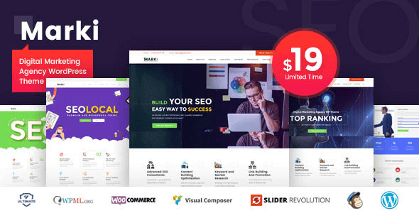 Marki 1.5 – Digital Marketing Agency WordPress Theme
 Nulled + Extended License Free Download