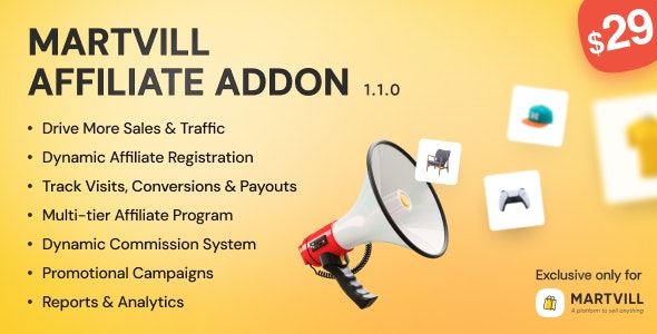 Martvill – Affiliate Add-on Nulled + Extended License Free Download