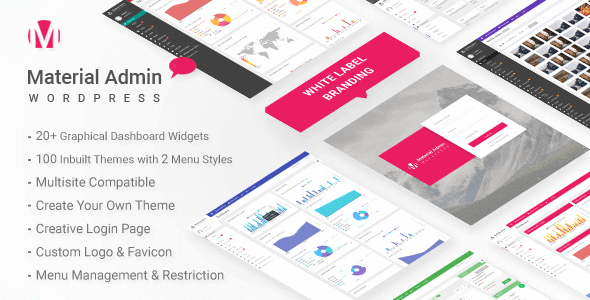 Material 8.6 – White Label WordPress Admin Theme
 Nulled + Extended License Free Download
