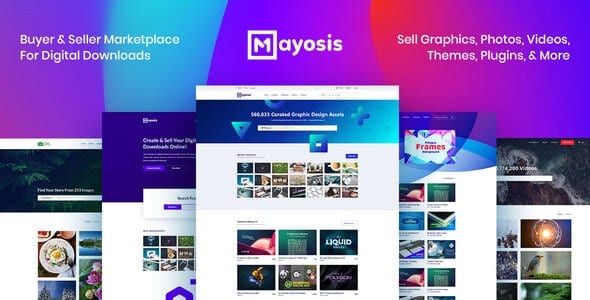 Mayosis WordPress Theme - Nulled + Extended License