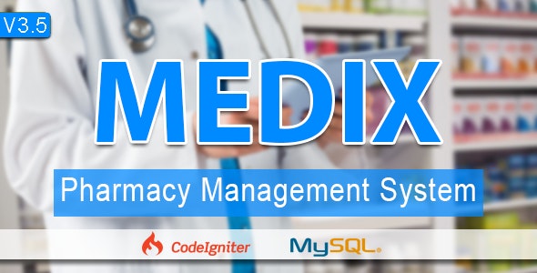 Medix The Pharmacy POS  Management System 4.0 Nulled + Extended License Free Download