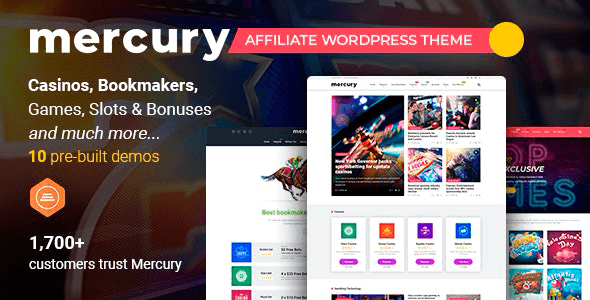 Mercury WordPress Theme - Nulled + Extended License