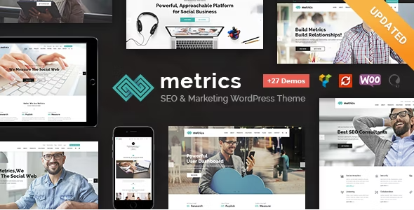 Metrics – SEO, Digital Marketing, Social Media WordPress Theme 2.3
 Nulled + Extended License Free Download