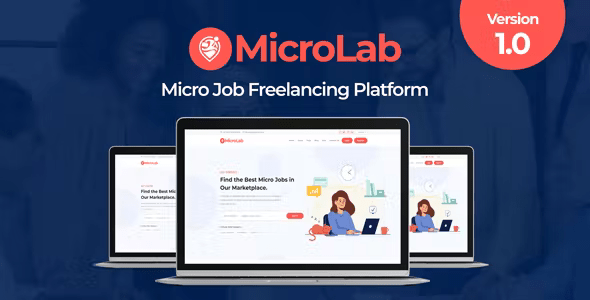 MicroLab – Micro Job Freelancing Platform 2.0 Nulled + Extended License Free Download