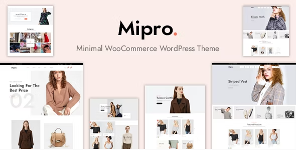 Mipro – Minimal WordPress Theme 1.1.9
 Nulled + Extended License Free Download