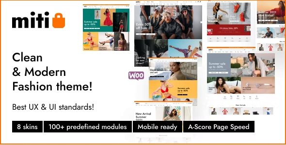 Miti – Elementor Fashion WooCommerce Theme 1.1.7 Nulled + Extended License Free Download