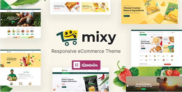 Mixy – Organic Food Store WordPress Theme 1.0
 Nulled + Extended License Free Download