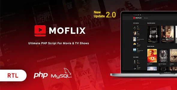 MoFlix – Ultimate PHP Script For Movie  TV Shows Nulled + Extended License Free Download