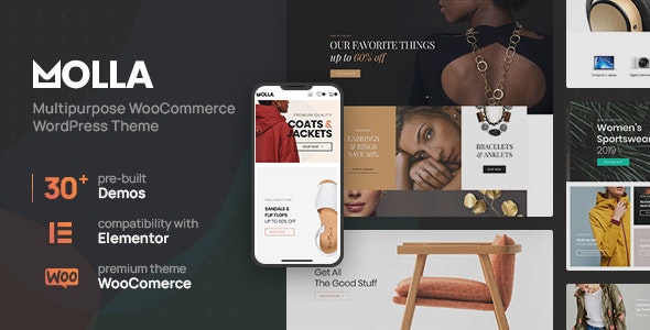 Molla Wordpress Theme - Nulled + Extended License