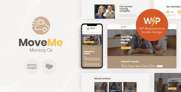 MoveMe WordPress Theme 1.2.5 – Moving & Storage Relocation Company
 Nulled + Extended License Free Download