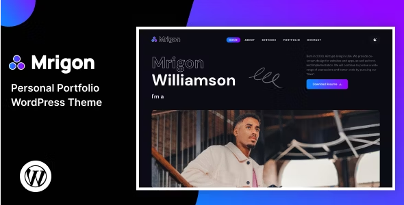 Mrigon – Personal Portfolio WordPress Theme 1.0
 Nulled + Extended License Free Download