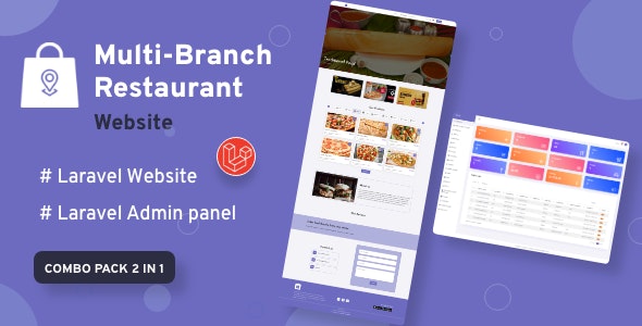 Multi-Branch Restaurant – Laravel Website with Admin Panel Nulled + Extended License Free Download