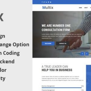 Multix – Multipurpose Website CMS with Codeigniter 3,1 Nulled + Extended License Free Download