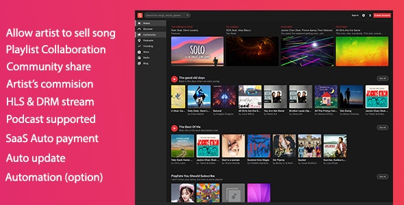 MusicEngine – Music Social Networking Nulled + Extended License Free Download