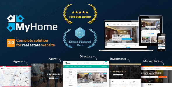 MyHome WordPress Theme 3.1.68 – Real Estate Theme
 Nulled + Extended License Free Download