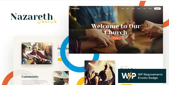 Nazareth – Church & Religion WordPress Theme 1.0.8
 Nulled + Extended License Free Download