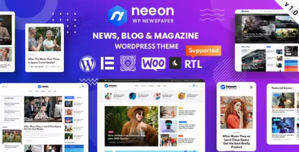 Neeon – News Magazine WordPress Theme 3.0.2
 Nulled + Extended License Free Download
