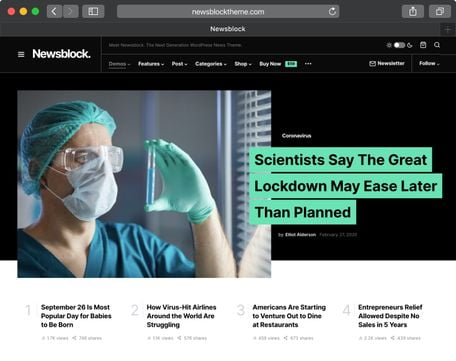 Newsblock – News & Magazine WordPress Theme 1.2.3
 Nulled + Extended License Free Download