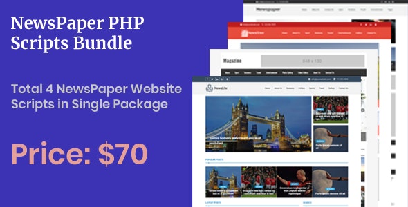 Newspaper PHP Scripts – Bundle Nulled + Extended License Free Download