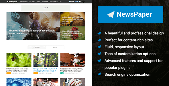 NewsPaper WordPress Theme 2.3.14 – Beautiful Magazine (MyThemeShop)
 Nulled + Extended License Free Download