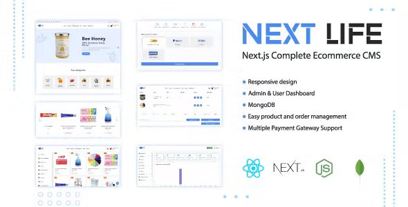 NextLife – Next.js Ecommerce CMS 1.1.2 Nulled + Extended License Free Download