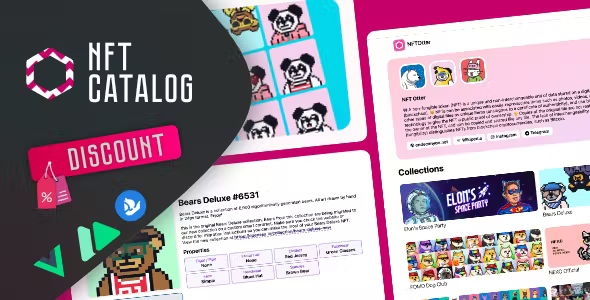 NFT Catalog (OpenSea NFT Marketplace) Nulled + Extended License Free Download