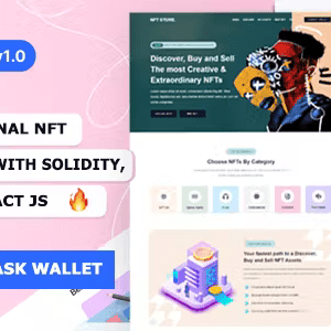 NFT Nfolio – Full Functional NFT Marketplcae with React and Solidity Nulled + Extended License Free Download