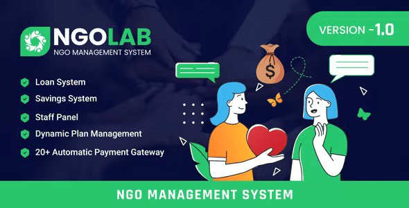 NGOLab – NGO Management System Nulled + Extended License Free Download