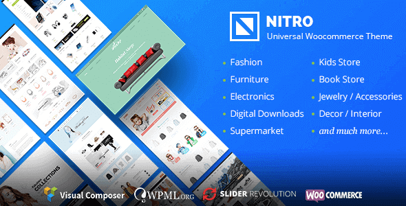 Nitro WooCommerce Theme 1.7.9 – Universal Theme From eCommerce Experts
 Nulled + Extended License Free Download