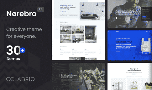 Norebro WordPress Theme 1.6.2 – Creative Portfolio for Multipurpose Usage
 Nulled + Extended License Free Download